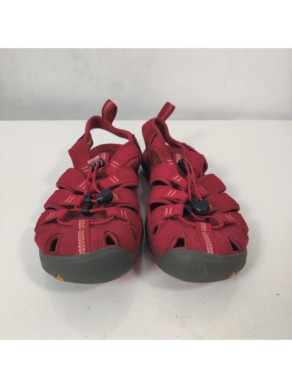 KEEN Red Outdoor Sandals Hiking Waterproof Sporty Size 5